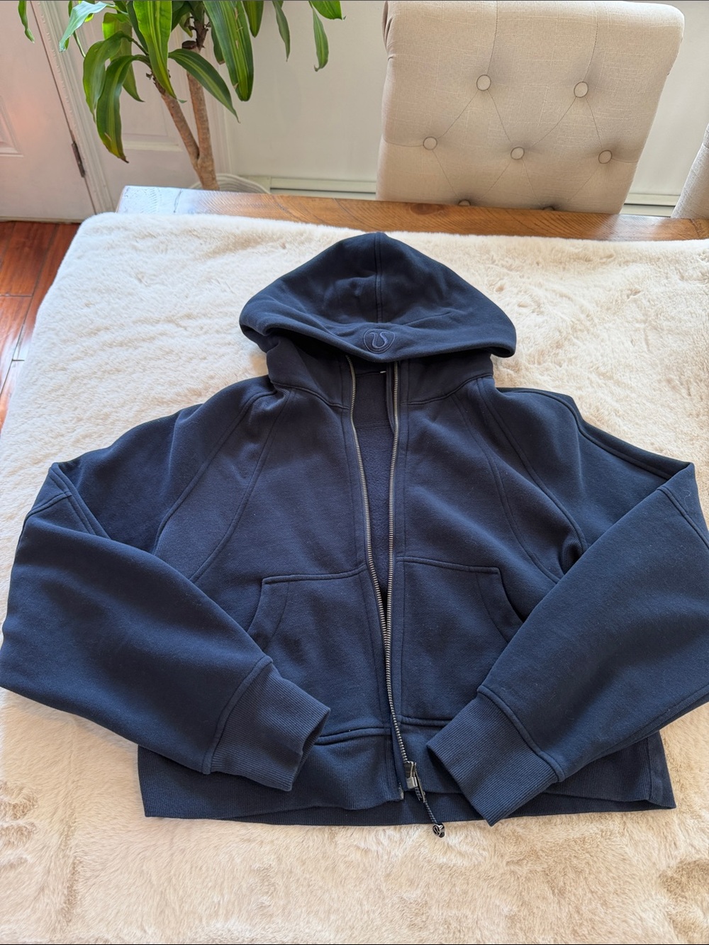 lululemon athletica Navy Full-Zip Scuba